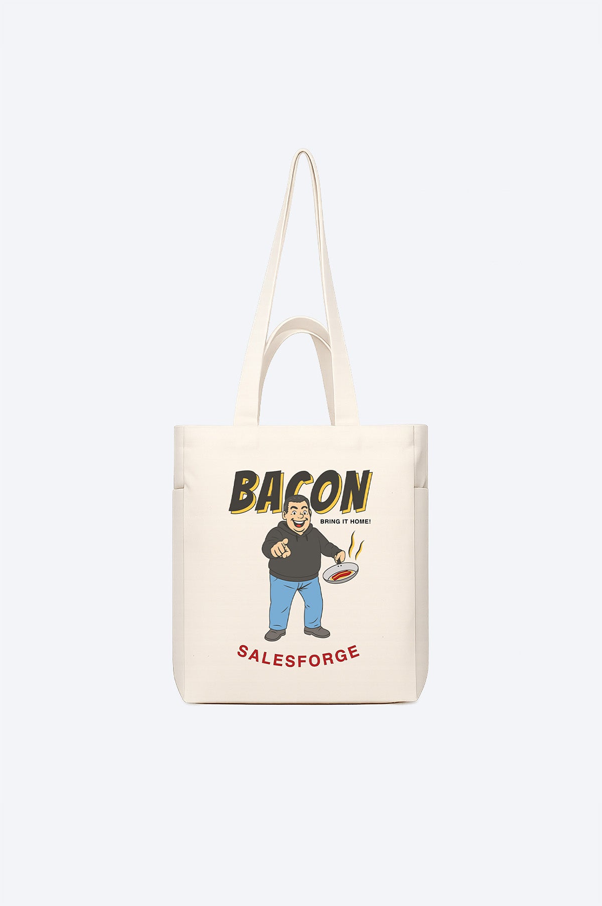 Bacon Zip Tote Bag